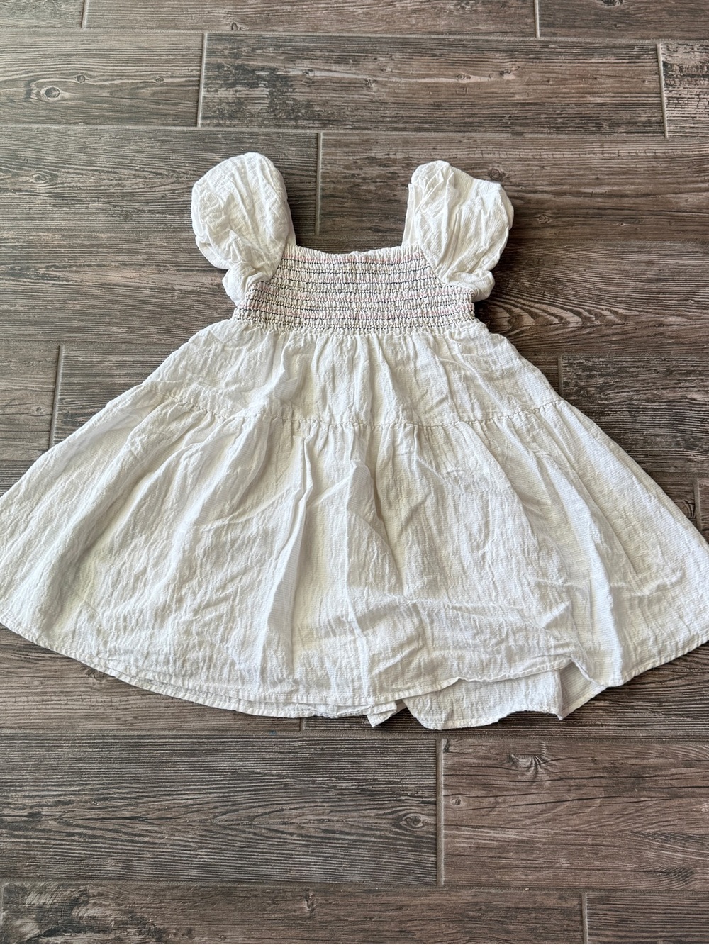 Zara Girl Puff Sleeve Babydoll Dress